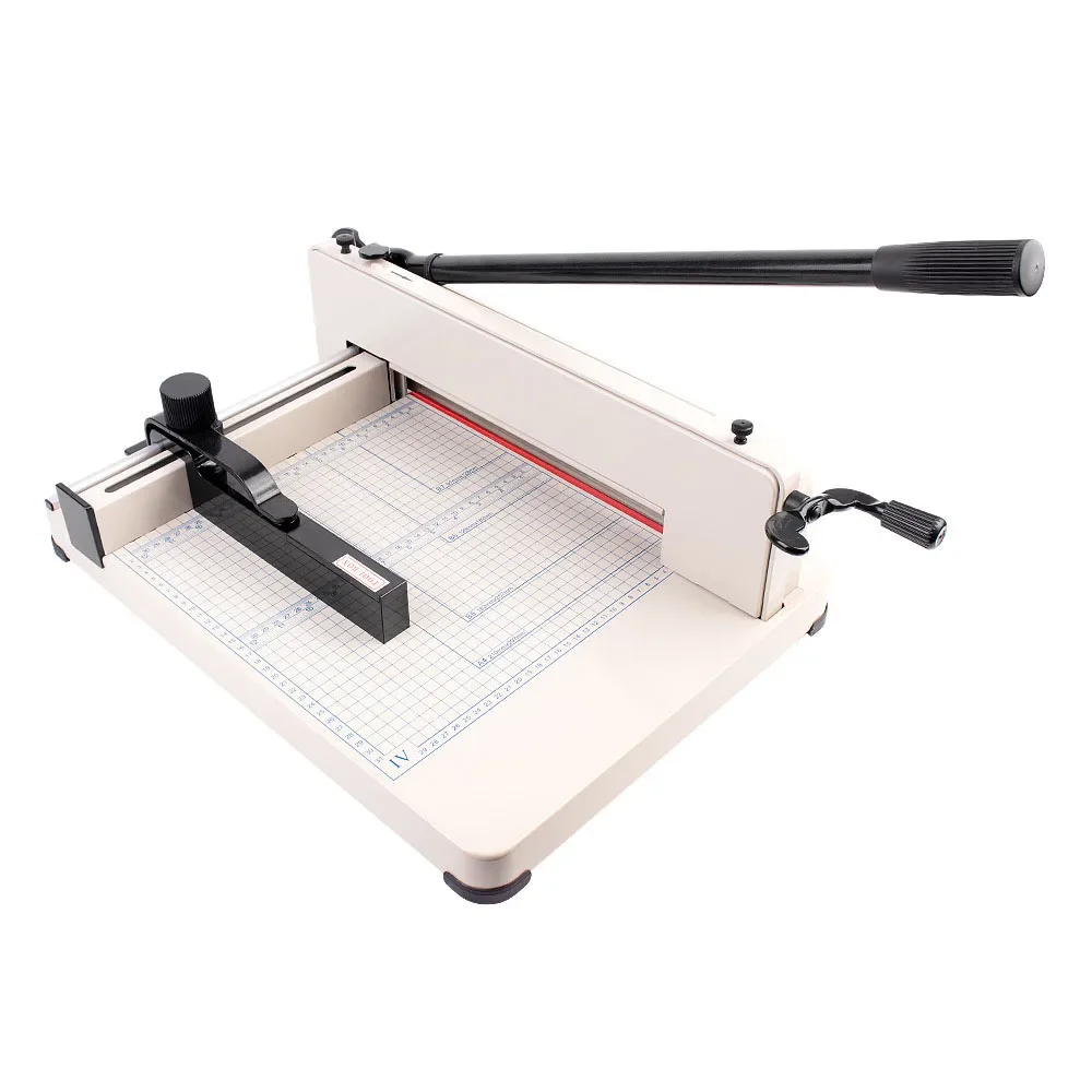 1PC Heavy Duty A4 Paper Trimmer Paper Cutter Photo Cutter Hand Operate Manual Max Thickness 4cm Paper Cutting Machine 858A4