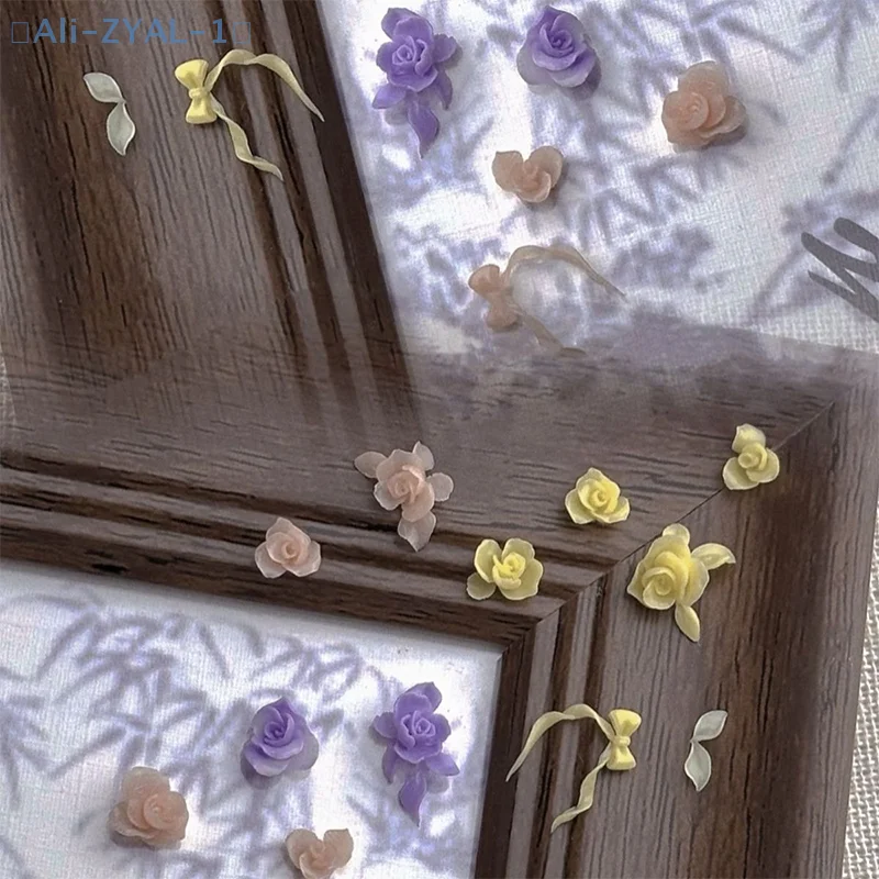 【ZYAL-1】Camelia 3D Bowknot Stampo per unghie in silicone Intaglio di fiori Piastra per timbratura Strumenti per stampi per manicure Decorazioni per nail art