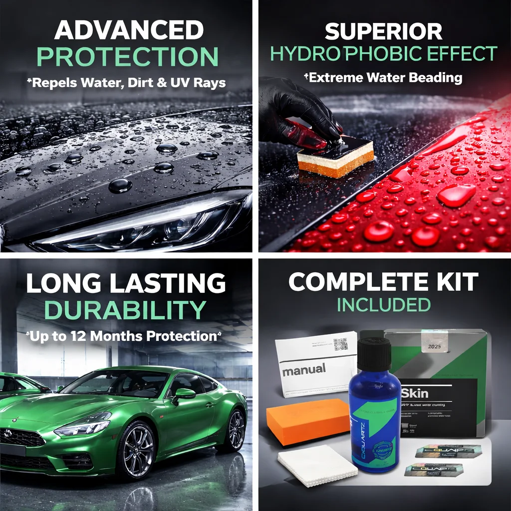 CAR CQUARTZ Skin 2*50Ml PPF Vinyl Nano Coat UV Protection for Wrapped Vehicles with Vinyl Film UVA UVB Resistant - view 3