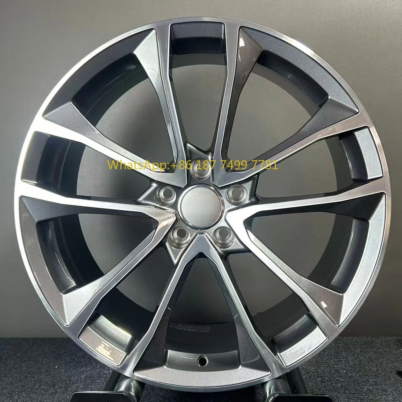 

For . Pickup Truck SUV Custom Black Machined 18-21 Inch Forged Aluminum Alloy Wheels 112mm New Chrome Finish Multi Spoke