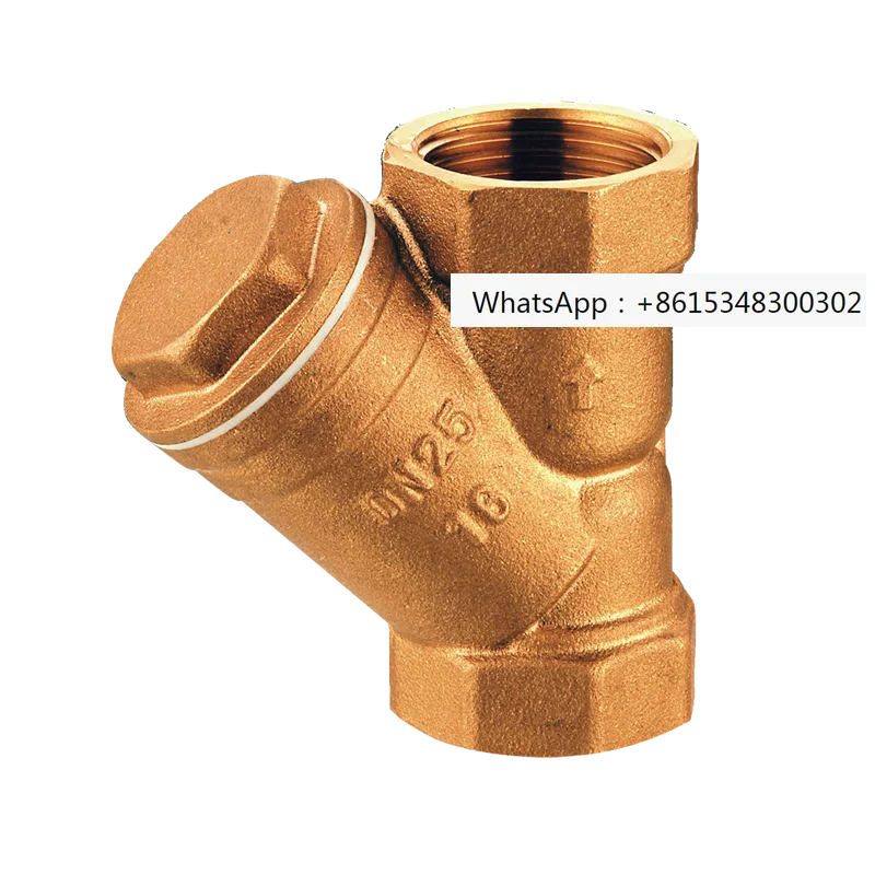 Jackson filter 607 brass forged Y-shaped filter screen internal thread thread thread DN15DN20 genuine