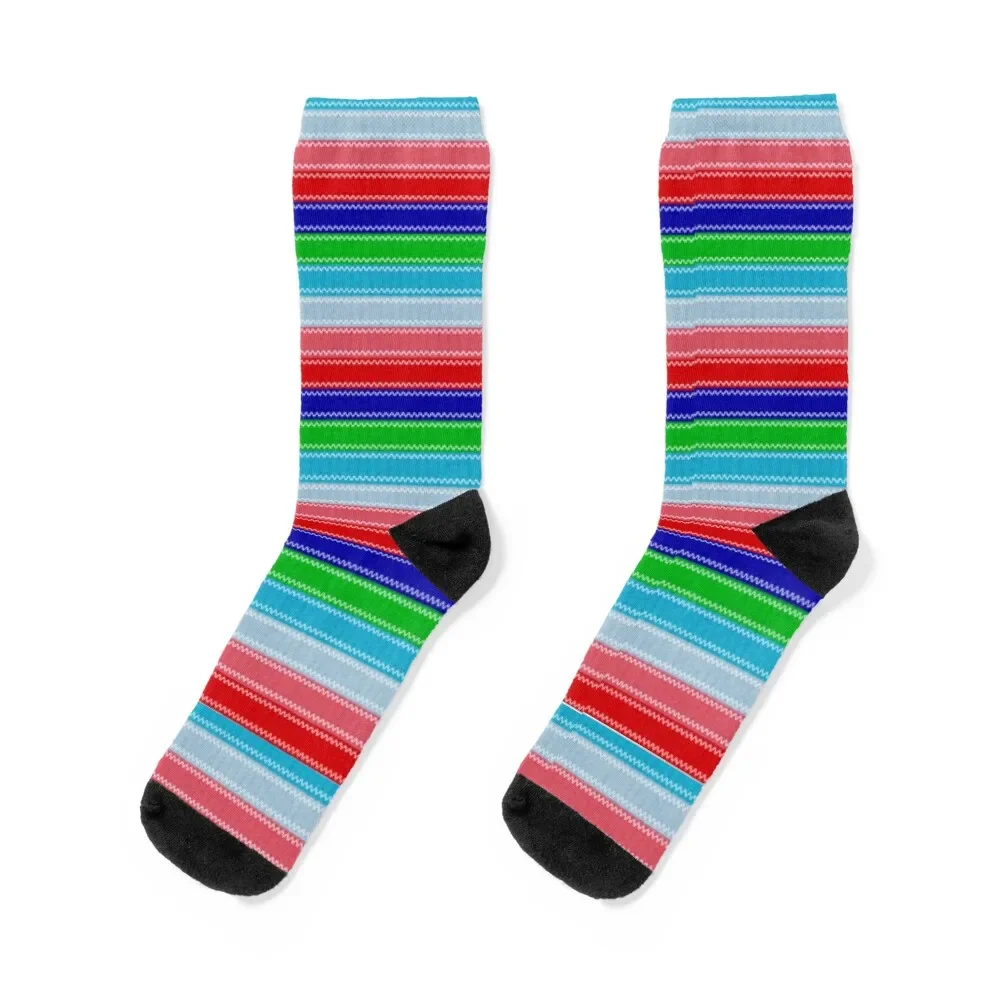 chucky striped chucky doll pattern halloween special rainbow patterns Socks funny gift Run Boy Socks Women's