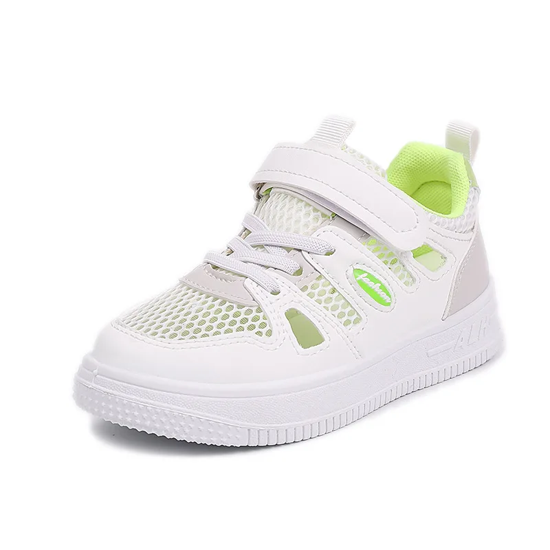 

Children's Summer Hollow Casual Sneakers Soft Sole Kids ShoesSoft Sole Non Slip Casual Board Shoes Girls Little White Shoes