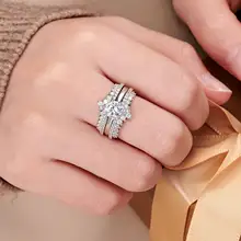 Silver Wedding Rings 925 #3