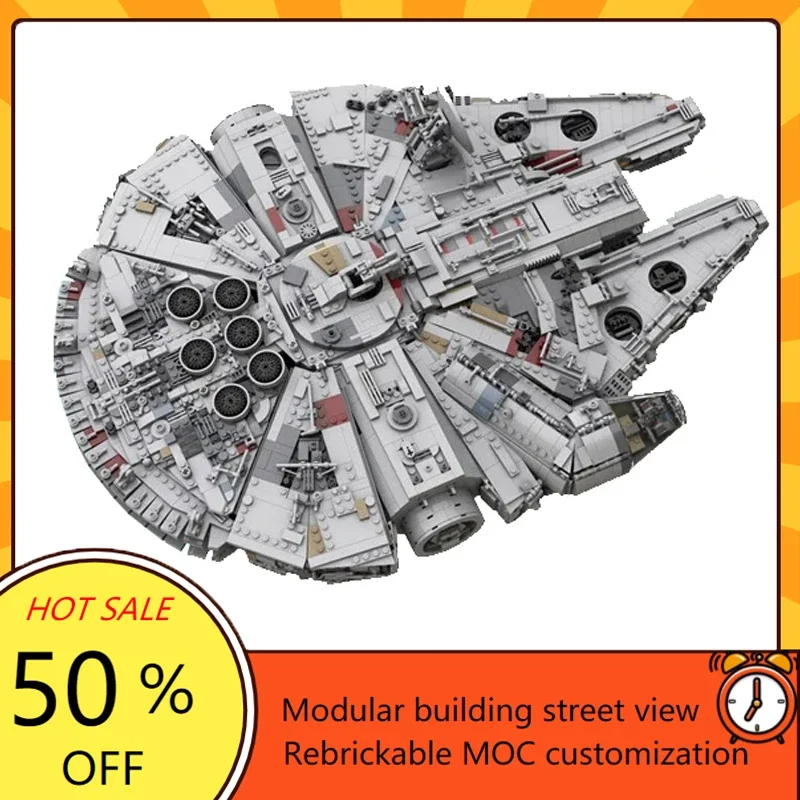 

5656PCS MOC Space Battle Series Ultimate Satellite Spacecraft Model Building Blocks Technology Bricks DIY Assembly Toys Gifts