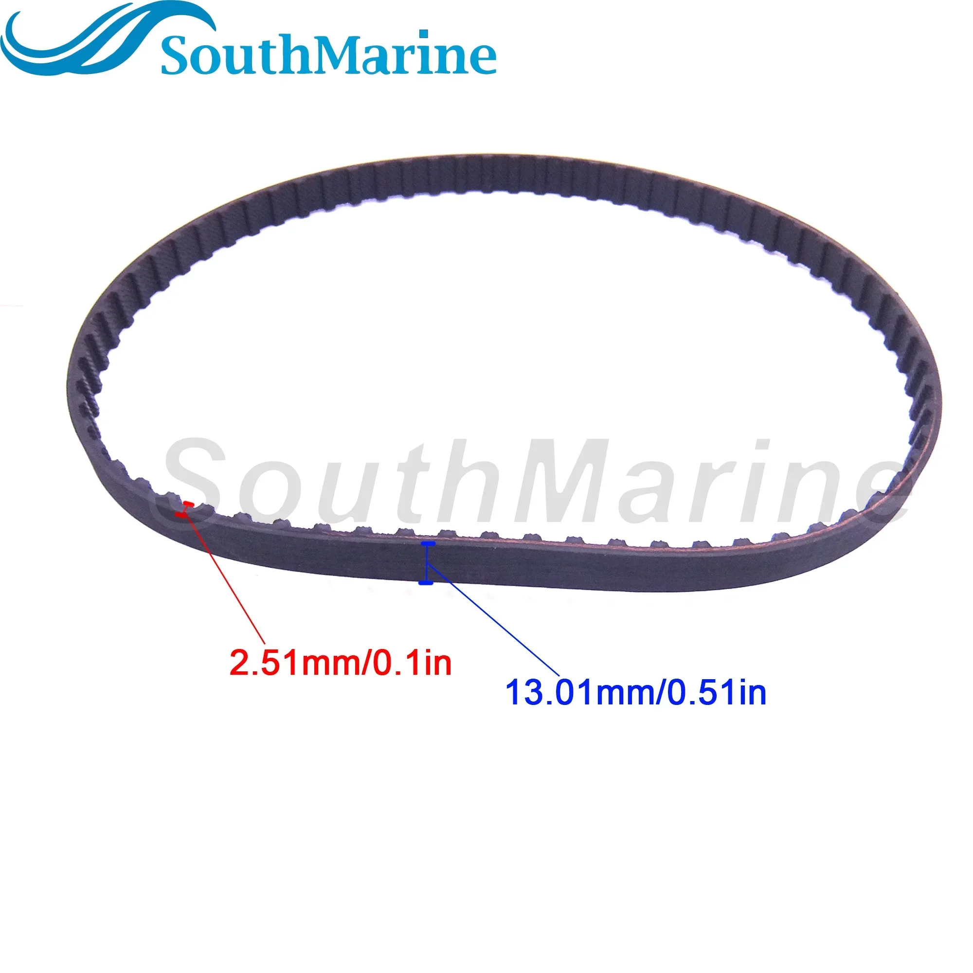 Boat Motor 3H8-10061-0 3H8100610 3H8100610M Timing Belt for Tohatsu  Outboard Engine 9.9HP 15HP 18HP 20HP 4-Stroke