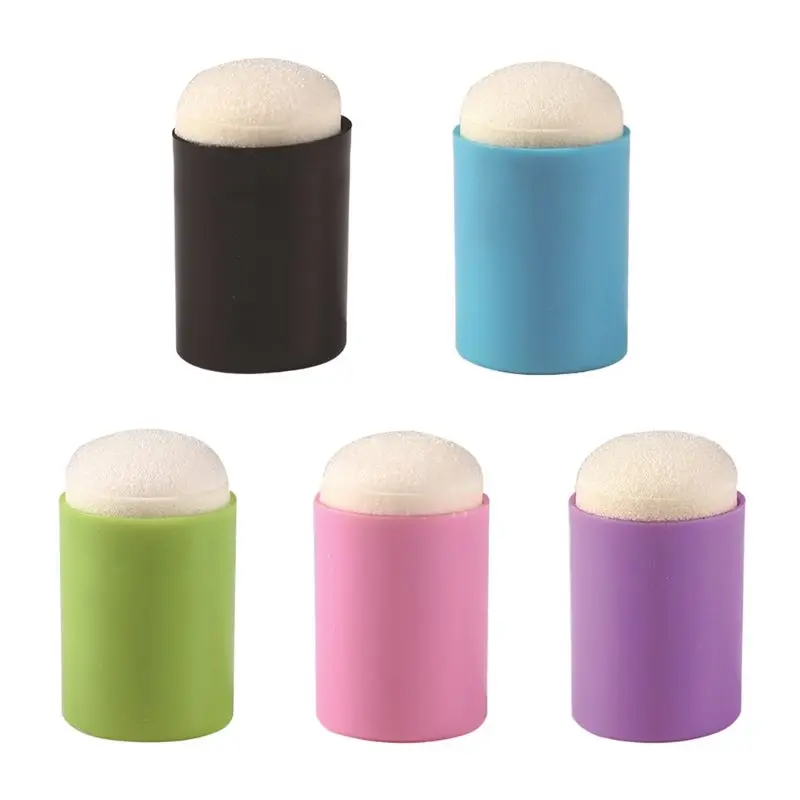 10pcs Sponge Finger Dauber Foam Painting Ink Pad Stamping Brush DIY Scrapbooking DropShipping