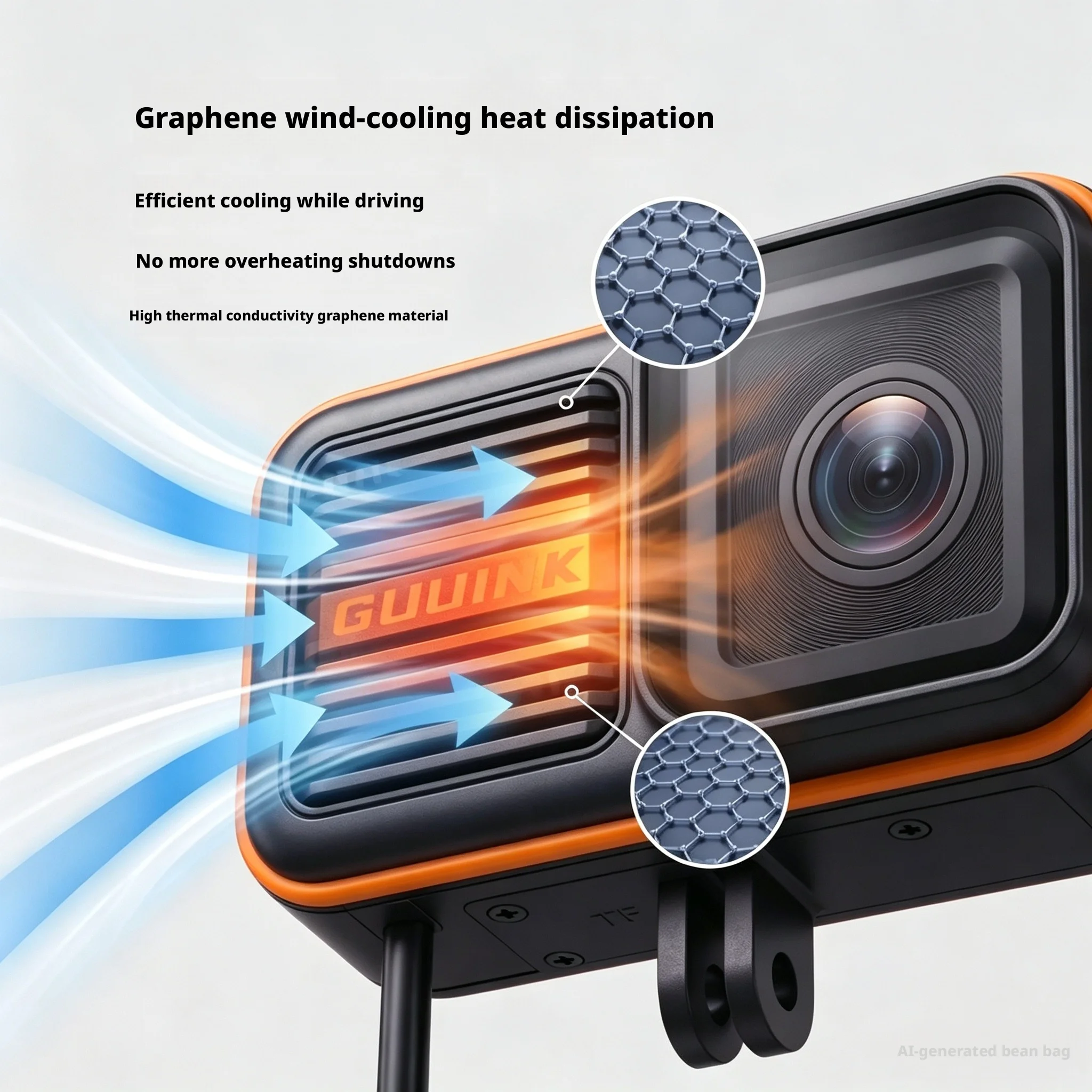 IP68 Waterproof Motorcycle Dash Cam 4K Front+1080P Rear Wired Dual Camera WiFi Night Vision Recorder