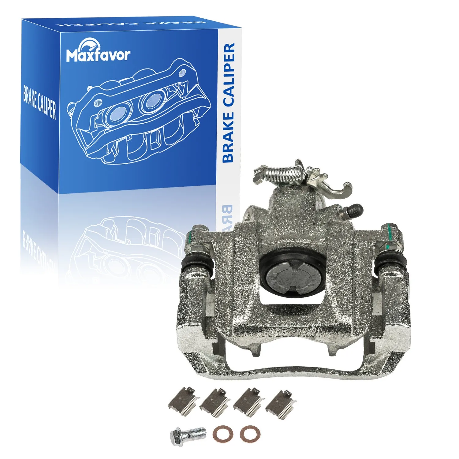 Maxfavor Rear Right Disc Brake Caliper Assembly Replaces for 18B5080, Compatible with 2012 Ram C/V, for 2008-2012 Dodge Grand Caravan, for 2008-2012 Chrysler Town & Country, for 2009-2012 Volkswagen Routan