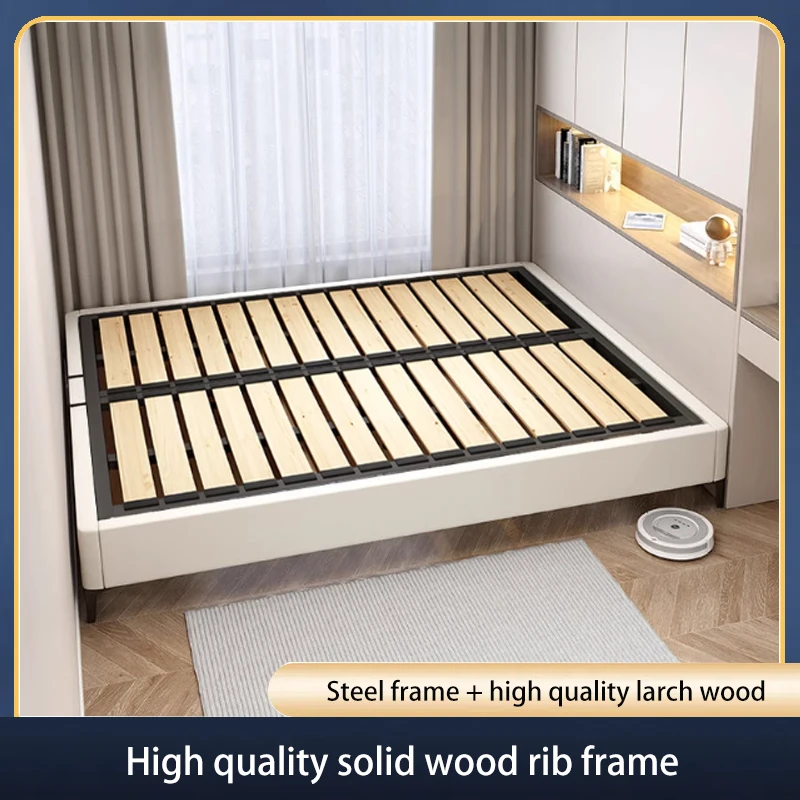 

Folding Frame Bed Support Frame High Load-bearing Tatami Bed Frame 1.2m 1.5m 1.8m Optional Without Bed Head Solid Wood Bed Frame