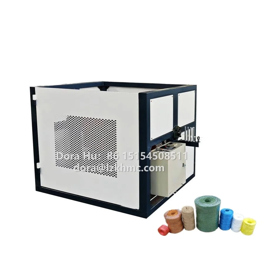 Pp Twine Twisted Rope Spool Winding Machine Inflow Twister Machine