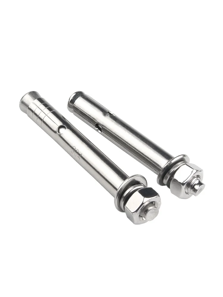 สกรูยึดแบบขยายตัวภายนอก M6 M8 M10 M12 - M20 พร้อมปลอกยึดคอนกรีต สแตนเลส 304 / 316 สำหรับยึดติดผนัง