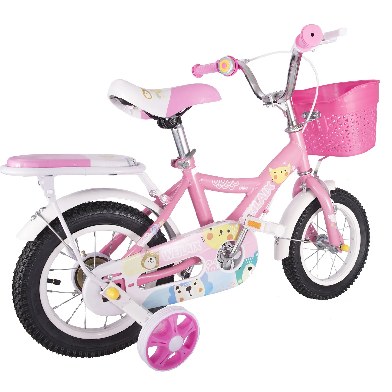 

Hot Selling 16\" Children's Bicycle with 6 Speed Steel Material 6 Speed Brake Line System Ordinary Pedal Bicycles for Kids
