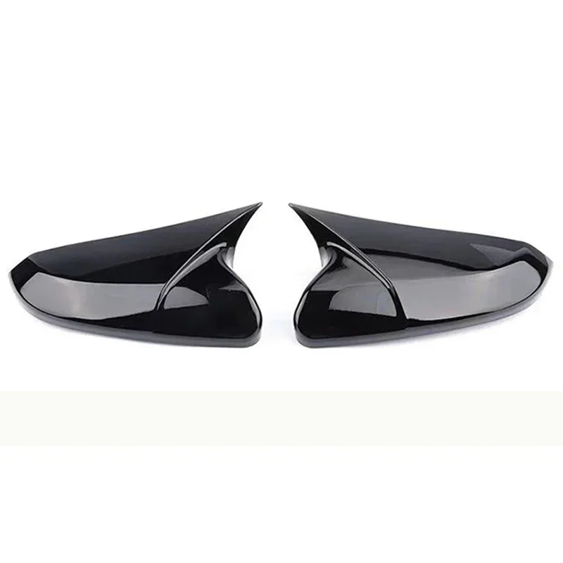 Side Rearview Mirror Caps Black Wing Mirror Cover Fit For Honda Civic 10th 2016 2017 2018