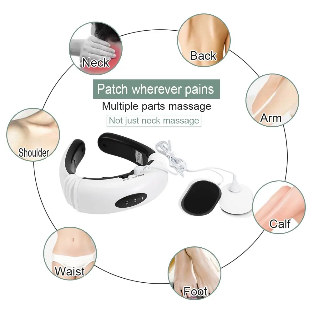 Multi functional cervical massager for household intelligent electric shoulder and neck massager to relieve fatigue