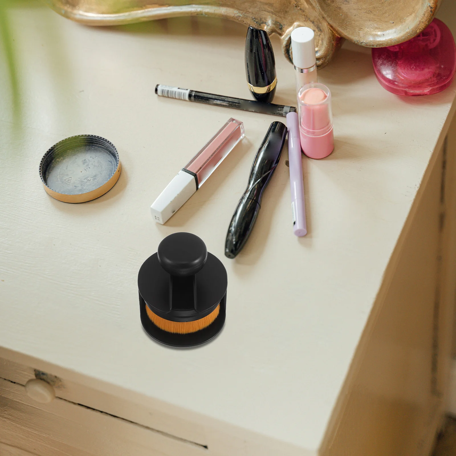 Escova facial em formato de rosa, ferramenta manual suave de limpeza facial para esfoliação profunda dos poros, à prova d'água, purificador de cuidados com a pele