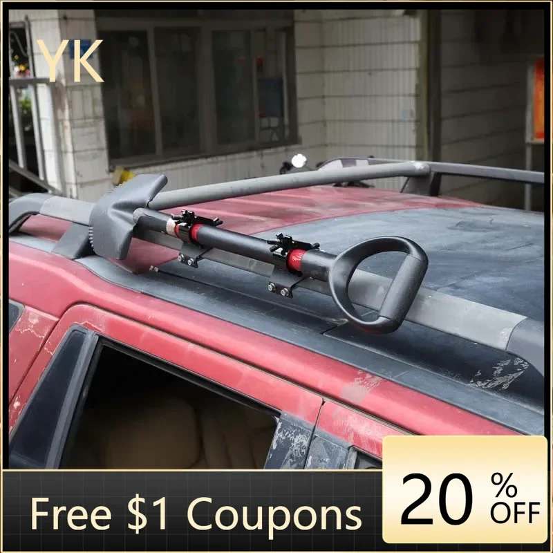 

Carbon Steel Black Car Roof Rack Engineering Shovel Bracket Car Accessories For Land Rover Freelander 2 2007-2015
