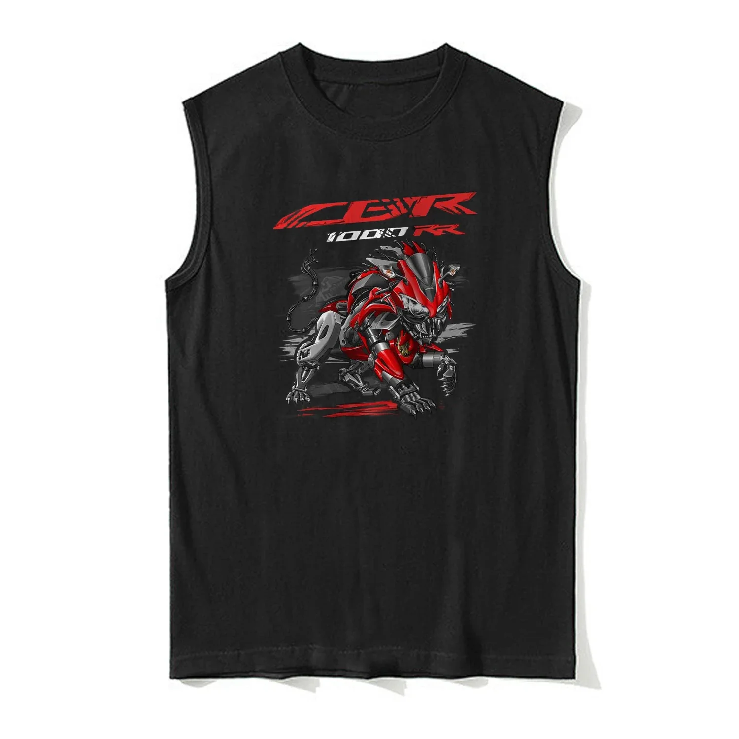 Unique Japanese CBR1000RR Motorcycle Lion Inspired Tank Top 100% Cotton O-Neck Summer Casual Mens Vests Sleeveless Tee Shirt