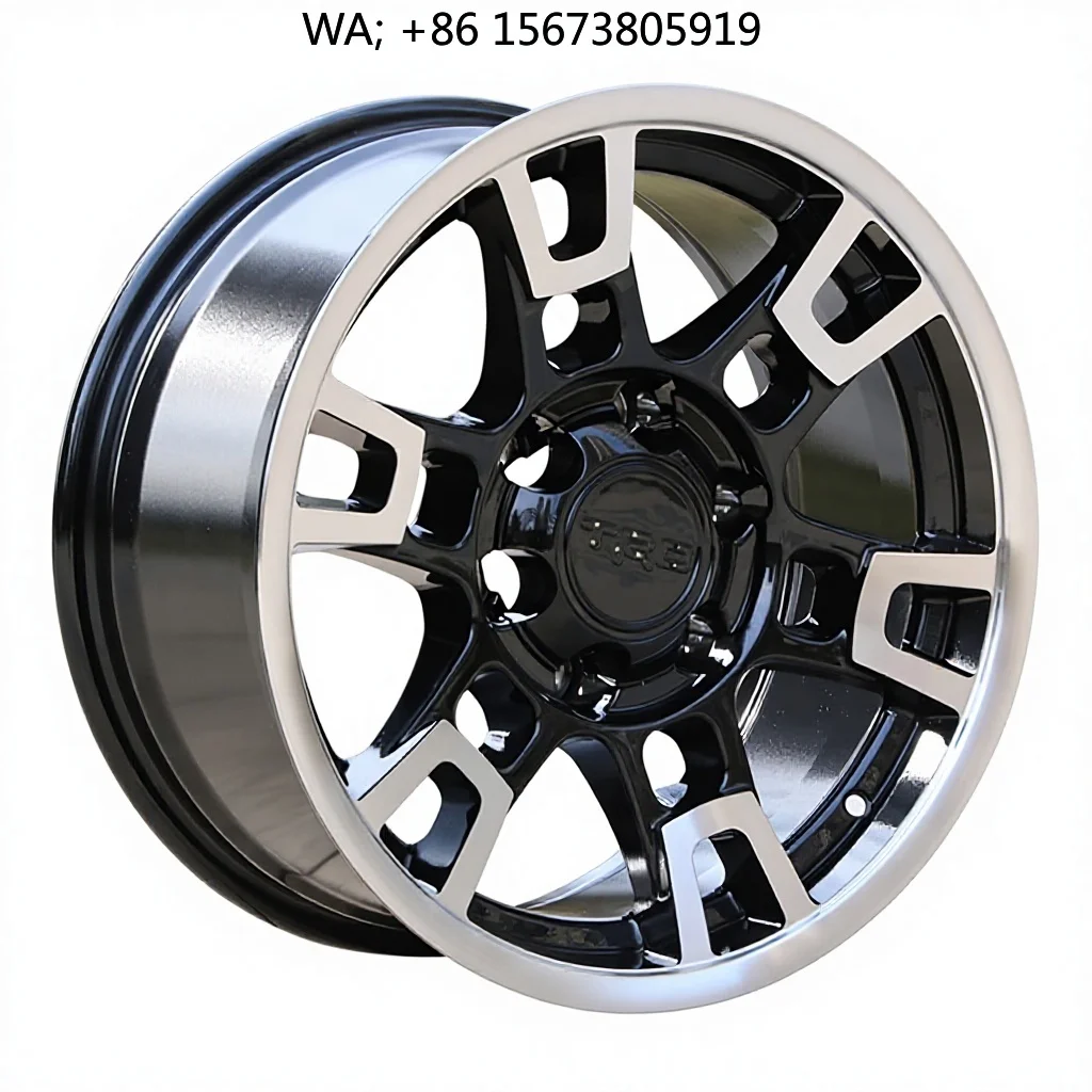 

for New 17inch Aluminum Off-road Wheel Hub Black Finish Replacement for PCD 139.7mm ET 0mm Width 9