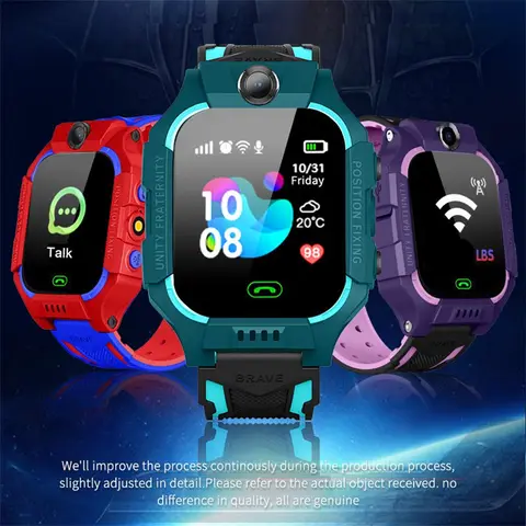 Z6 Kids Smart Watch Sim Card Call Phone Smartwatch Waterproof Camera 1.44-inch Touch-screen Alarm Clock