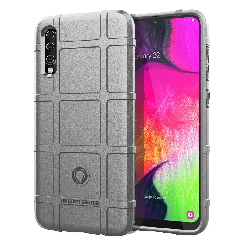 

For Samsung Galaxy A70 Shockproof Silicone Cases for galaxy a70 A 70 Armor Heavy Duty Shield Case Soft Back Phone Cover