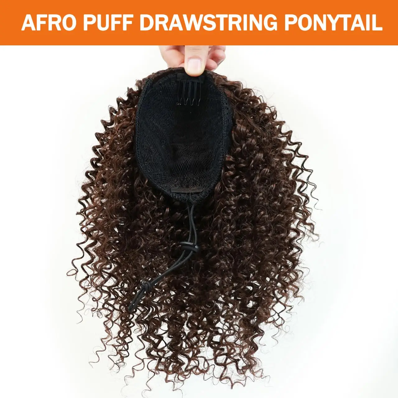 Afro Curly Hair Pony Tail Drawstring Ponytail 100% Brazilian Remy Human Hair Ponytail Extensions Natural Hair For Women