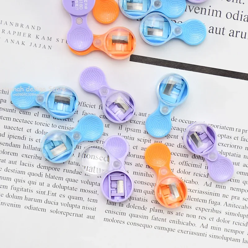 6/1pc Pointer Bleistift Spitzer Mini 2mm Minen Spitzer Tragbare Spitzer mit Lupe Schärfen Werkzeug