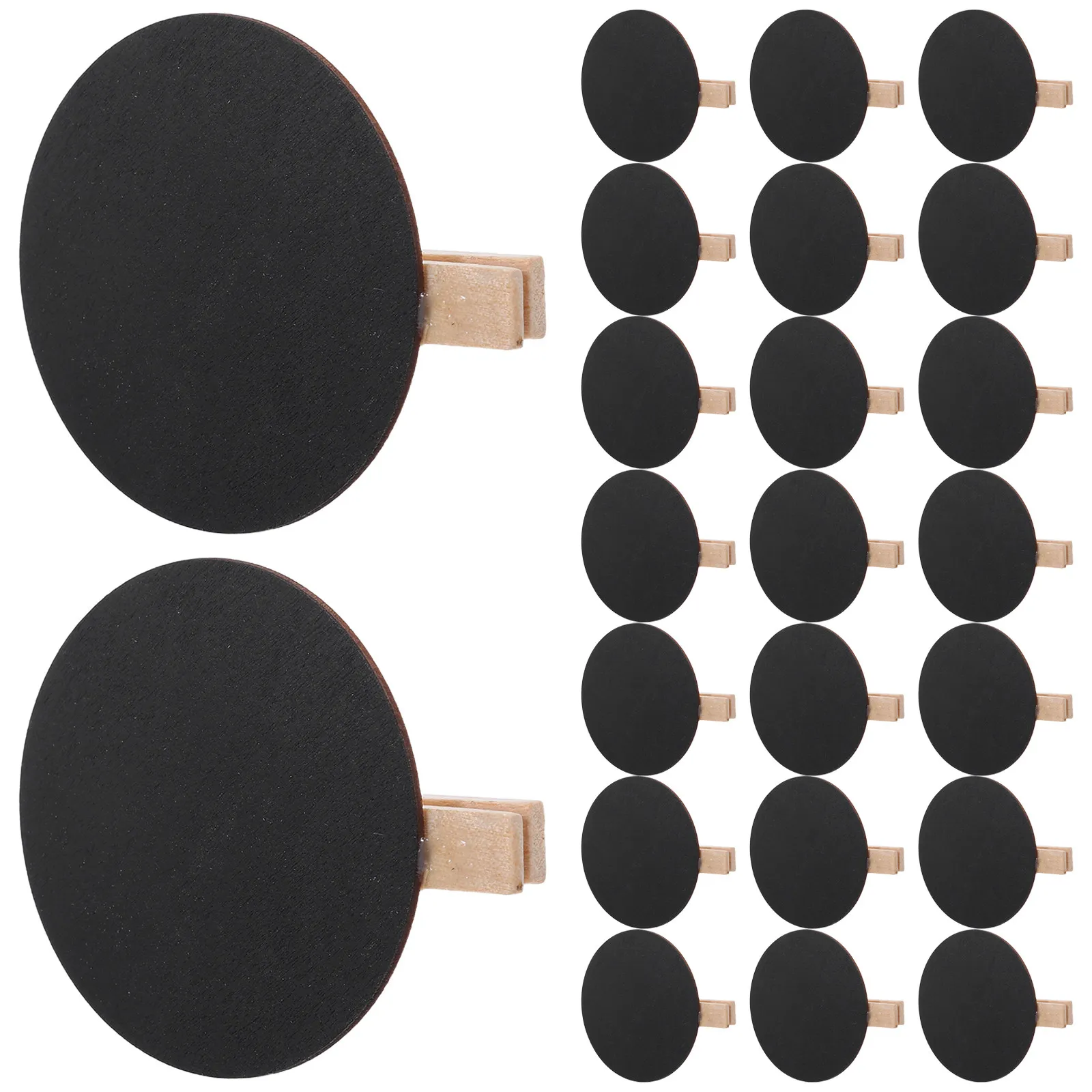 

50 шт. деревянных мини-досок для записей с поворотным зажимом для кухни, гостиной, офиса, для заметок и этикеток