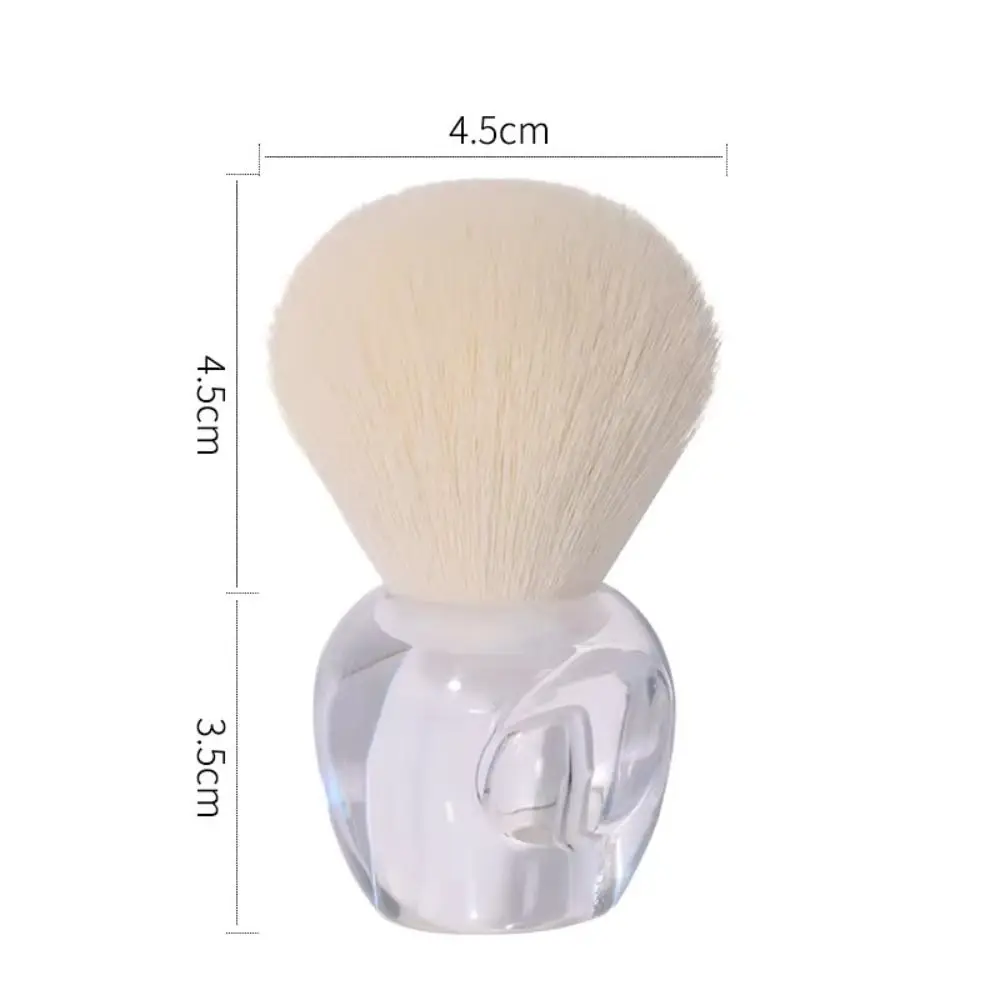 Regali Pennello per fard portatile multifunzione con scanalature Pennelli per strumenti per unghie Strumento per trucco Piccoli pennelli per cipria in polvere