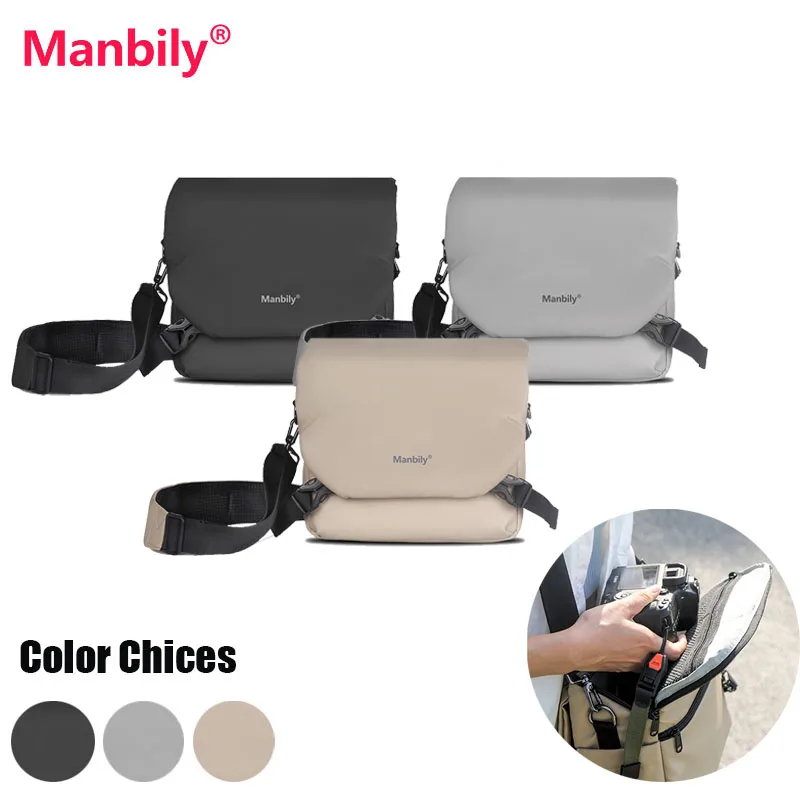 

Manbily Photography Camera Backpack Women Men Sling Bag Portable Lighting Camera bag for Canon Fujifilm