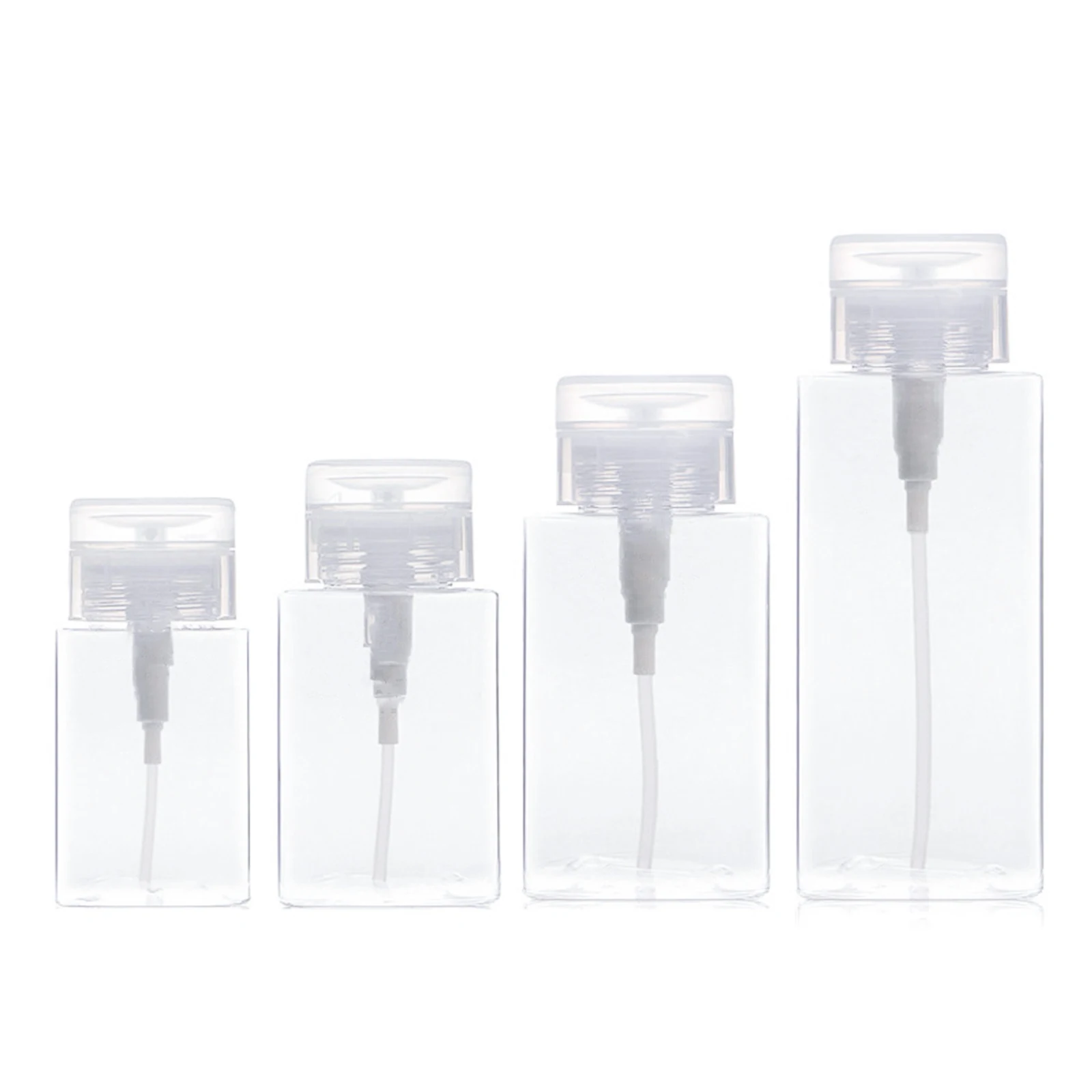 

Press Bottle 300ml PETG Bottle Makeup Remover Bottle Cosmetic Packaging For Professional Makeup Artists Daily Makeup Removal