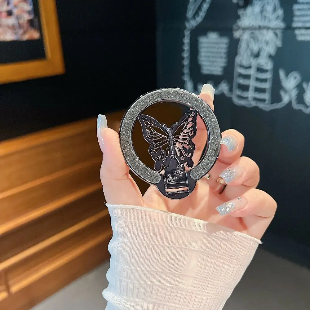 New Fashion Butterfly Mini Phone Holder Foldable Back Adhesive Phone Stand Exquisite Creative Support Frame Universal