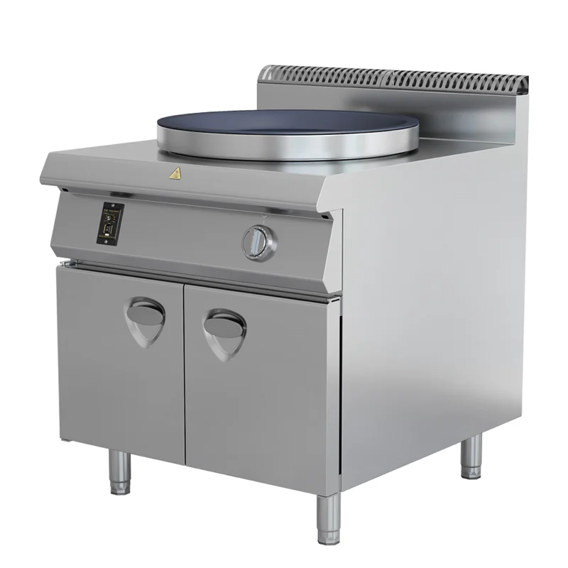 مقلاة الزلابية الكهربائية التجارية TLF KOCHEF مع تصميم وخزانة تخزين مفتوحة الرؤية - معدات طبخ المطاعم #2