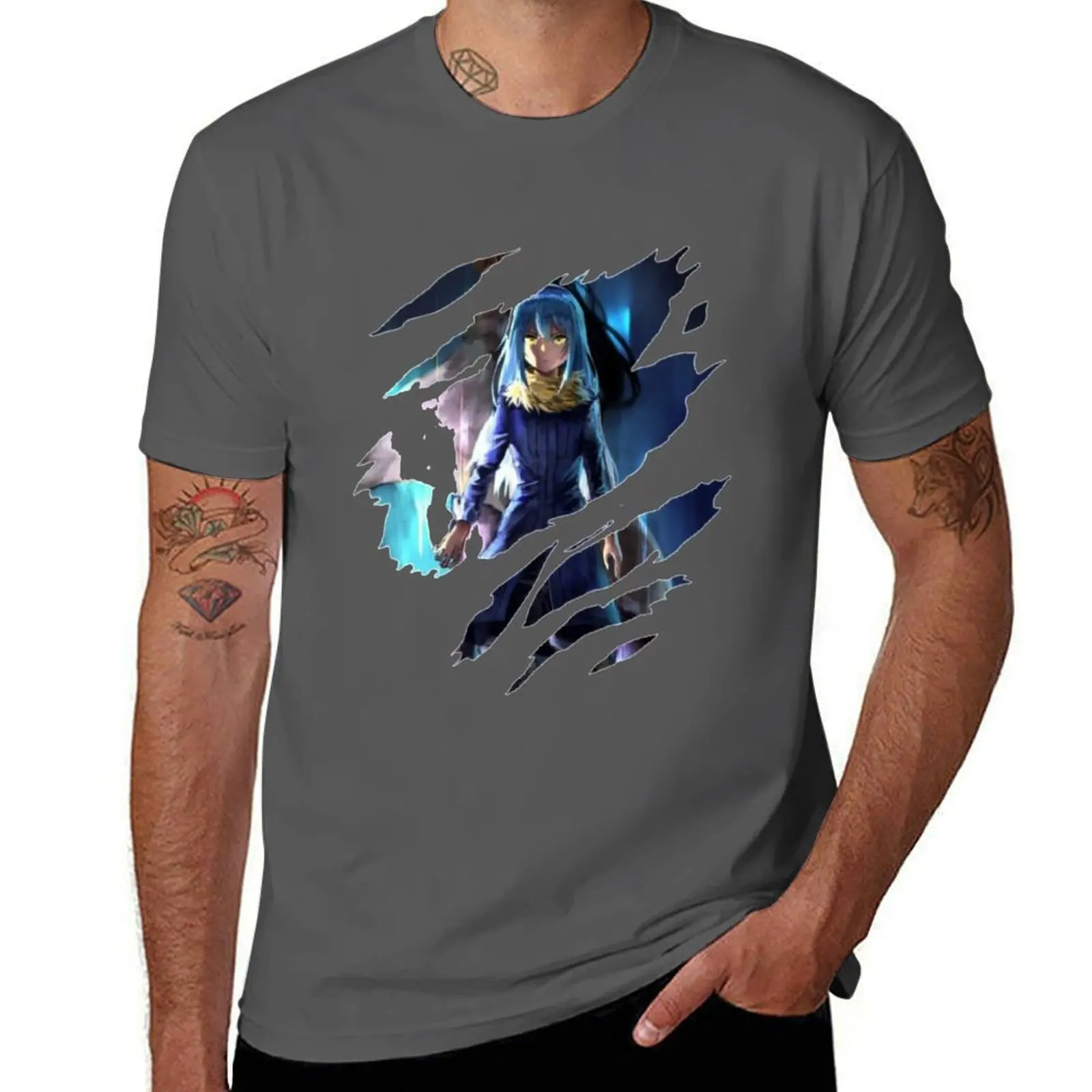 

Anime Rimuru Tempest T-Shirt t shirts for man graphic tees t shirts for man graphic funny T-Shirt