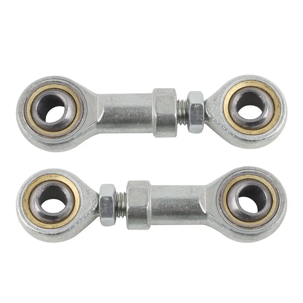 Racing Rear Sway Bar End Link Kit for 92-00 Honda Civic 94-01 Acura Integra DC2 Silver Left&Right Hand Thread Steering