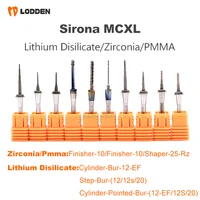 Sirona-fresas de fresado Cerec MCXL, molienda de disilicato de litio/circonita/pmma para sistema Cad Cam, fresa de fresado arcoíris