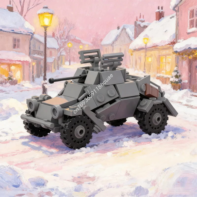 

159 шт. MOC Sd Kfz модель строительные блоки игрушки рождественские подарки строительство DIY творческая идея детский день рождения кирпич образование