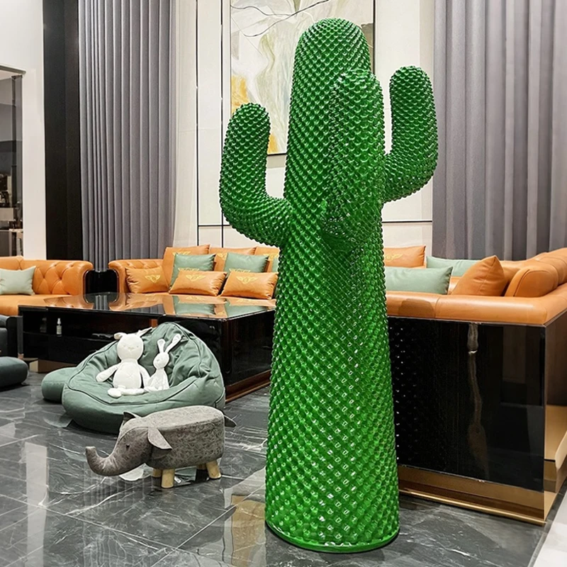 Room Decor 90cm Cactus Floor Ornaments,Clothing Racks,Living Room,Resin Sculpture,Simulated Plants Large Decoration Customized