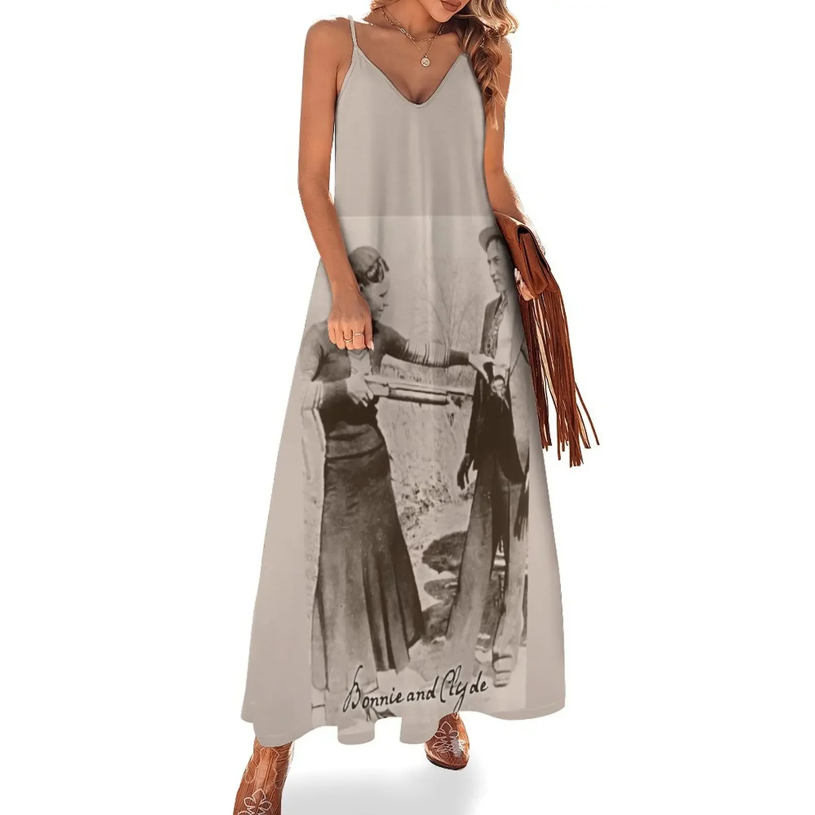 

Bonnie and Clyde I Sleeveless Dress dress summer party dresses women womens dress women