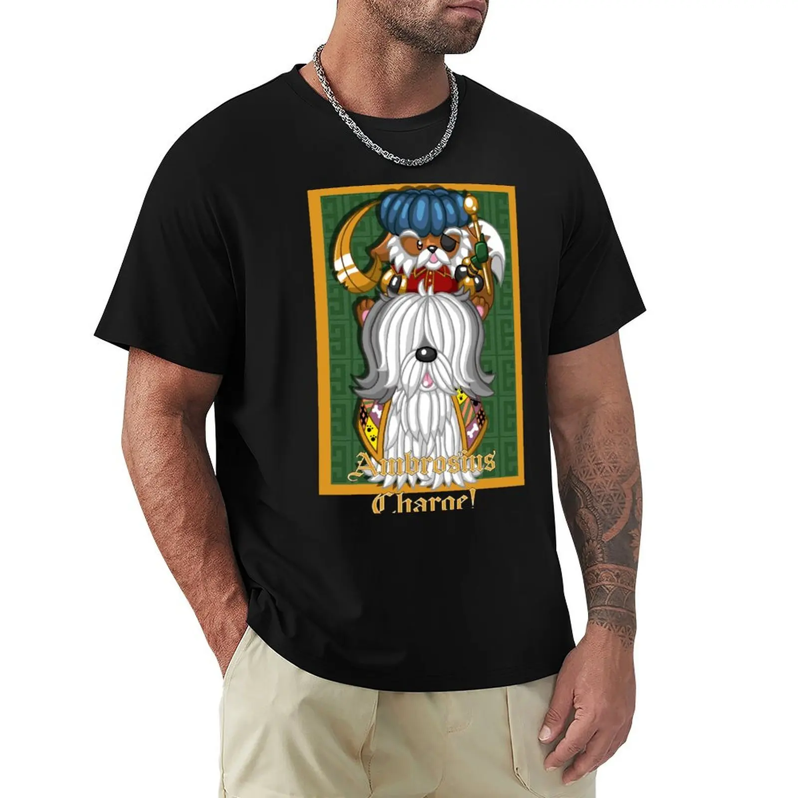 

Sir Didymus Ambrosius Charge! T-Shirt Simple Graphic Design T-Shirt