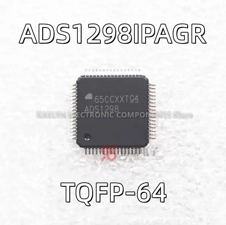 

1Pcs/lot ADS1298IPAGR ADS1298 8 Channel AFE 24 Bit 14.1 mW 64-TQFP (10x10)