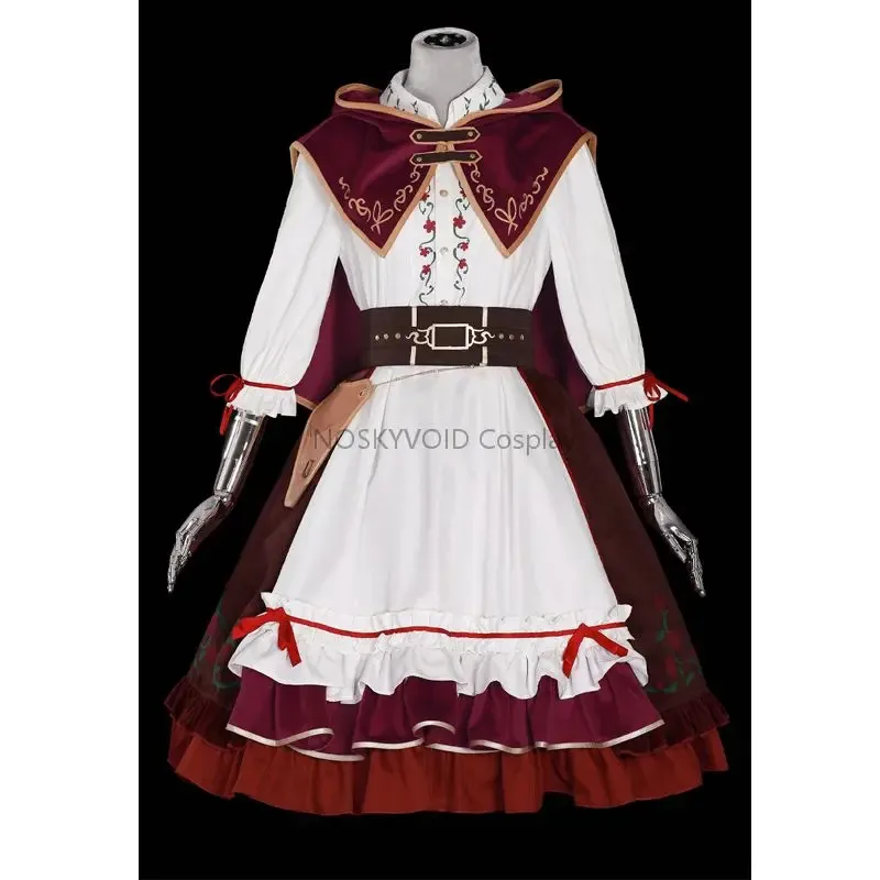 فساتين Project Sekai Azusawa Kohane التأثيرية ميكو: المرحلة الملونة! الرداء الأحمر الصغير أزياء حية سيئة فرقة كوهان