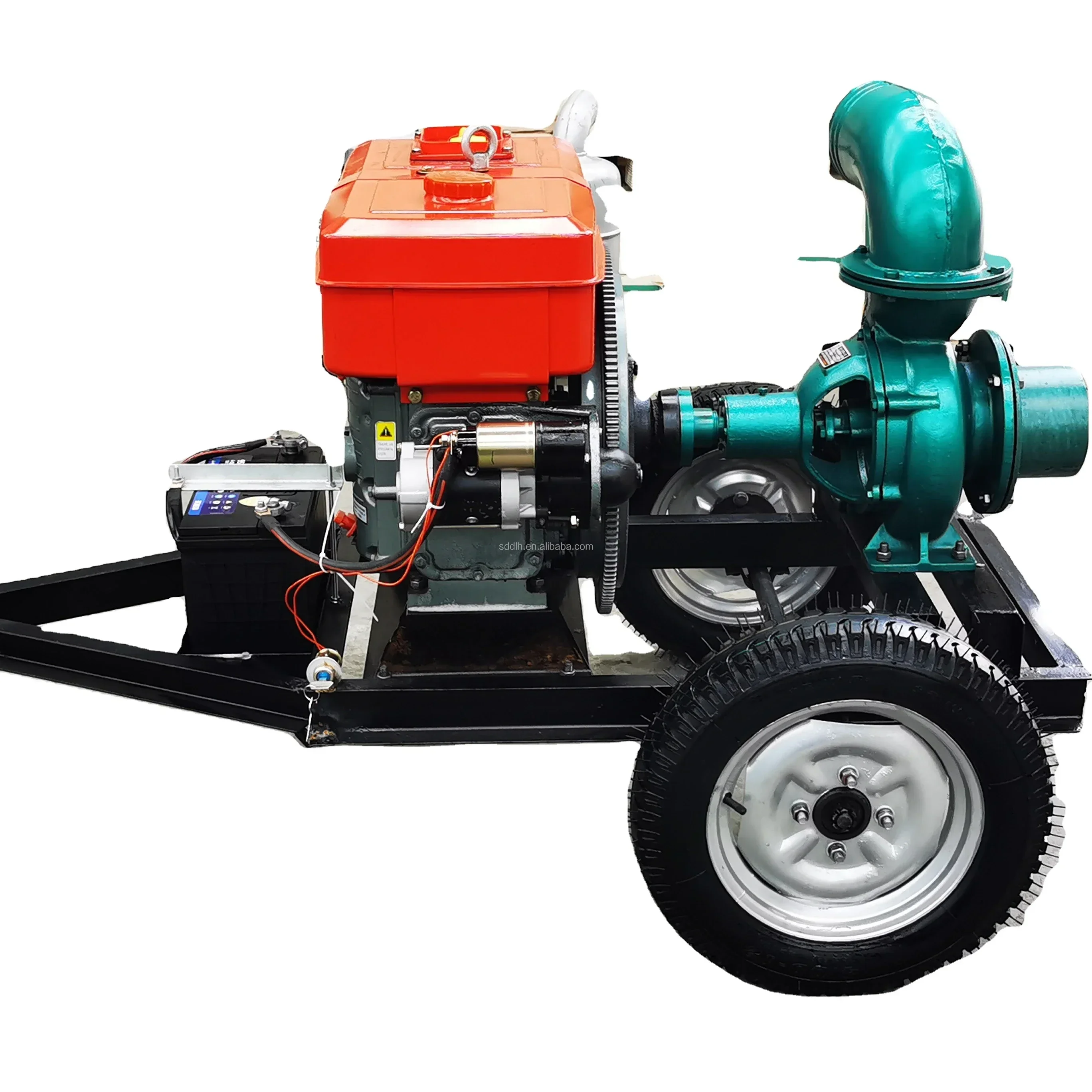 6 inch large flow diesel irrigation agricultural water pump