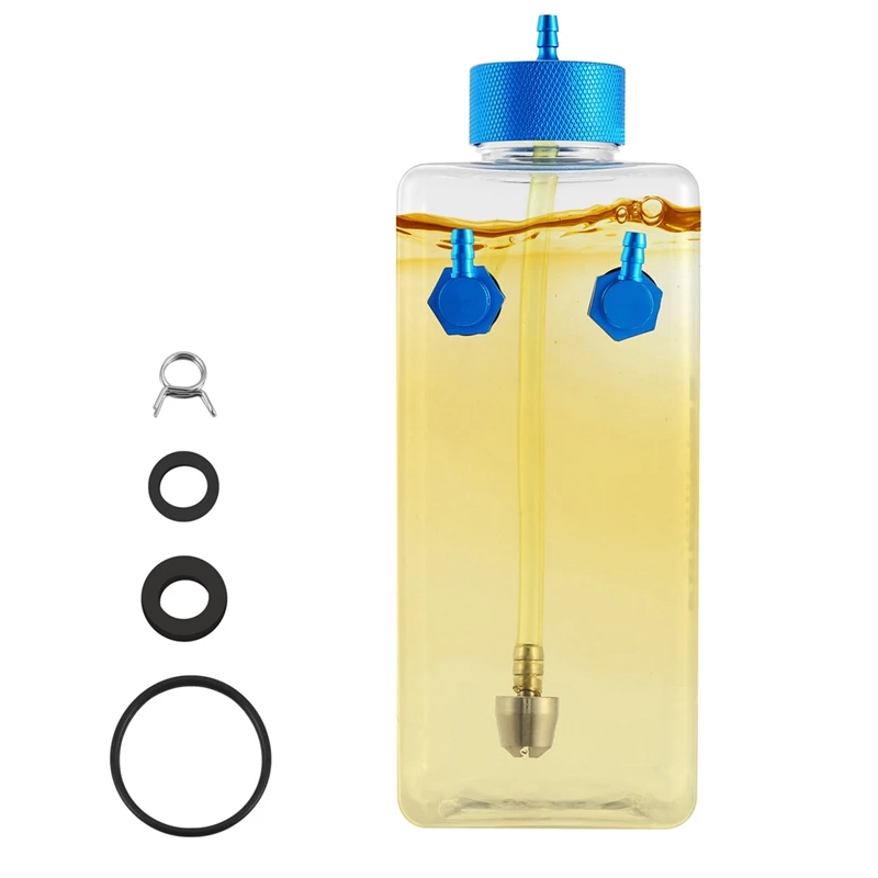 Fuel Tank Petrol Transparent Plastic Bottle CNC For RC Gas And Nitro Airplane