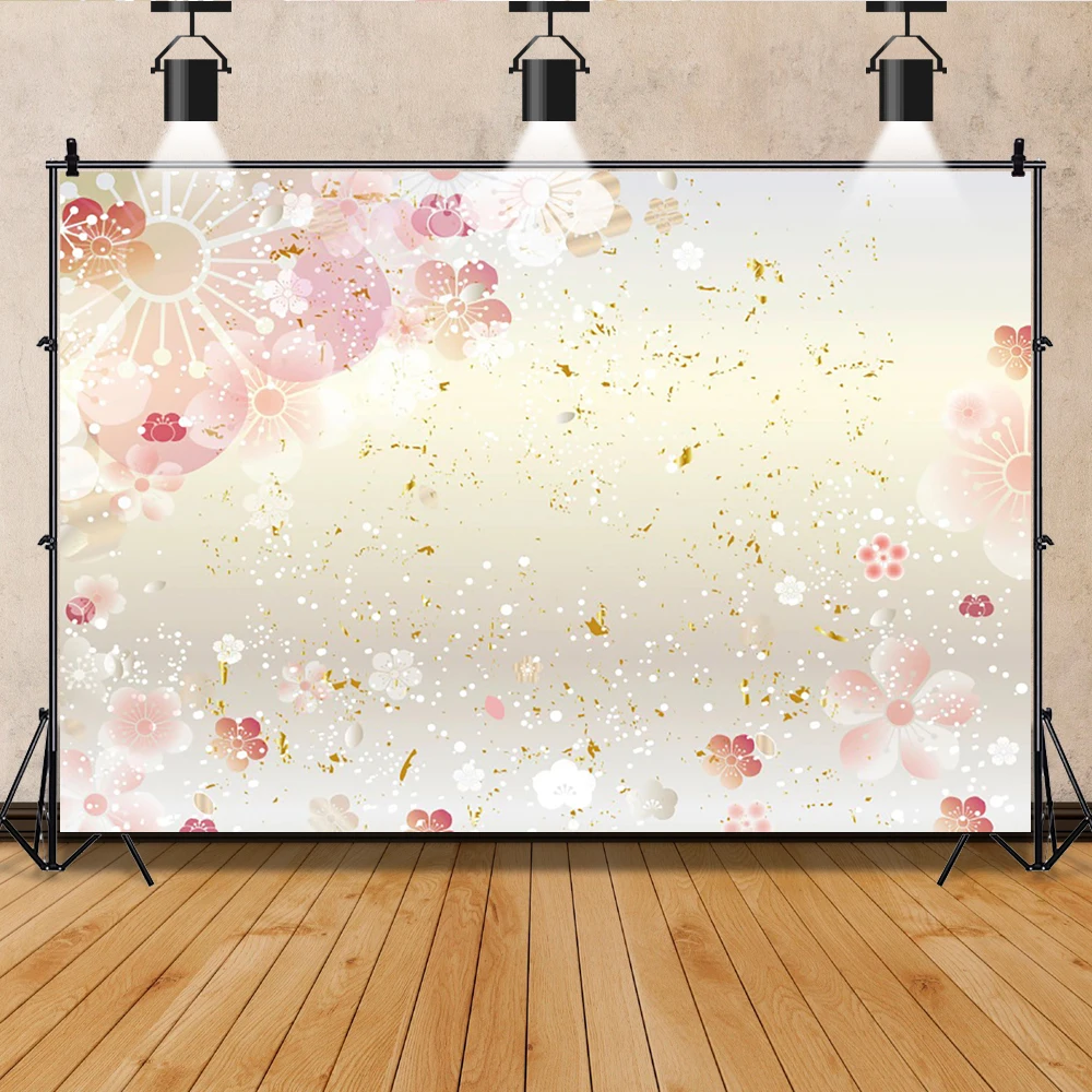 خلفية وردية ربيعية وردية مرسوم عليها نقط منقطة خفيفة خوخه خلفية مخصصة للتصوير خلفية للتصوير بالاستوديو Photophone