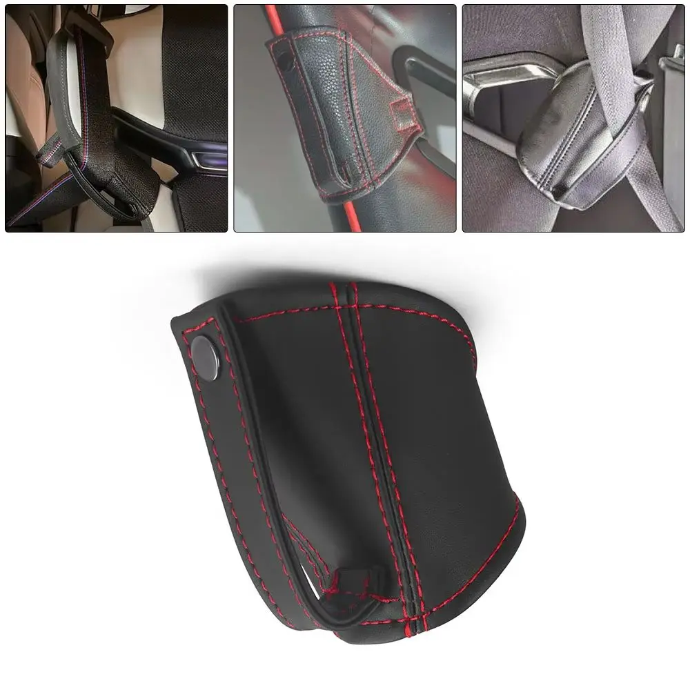 

1 шт., защита ремня безопасности для ведра, черный и красный автомобильный держатель ремня безопасности, защита ремня безопасности для Recaro/для невесты/для Sparco