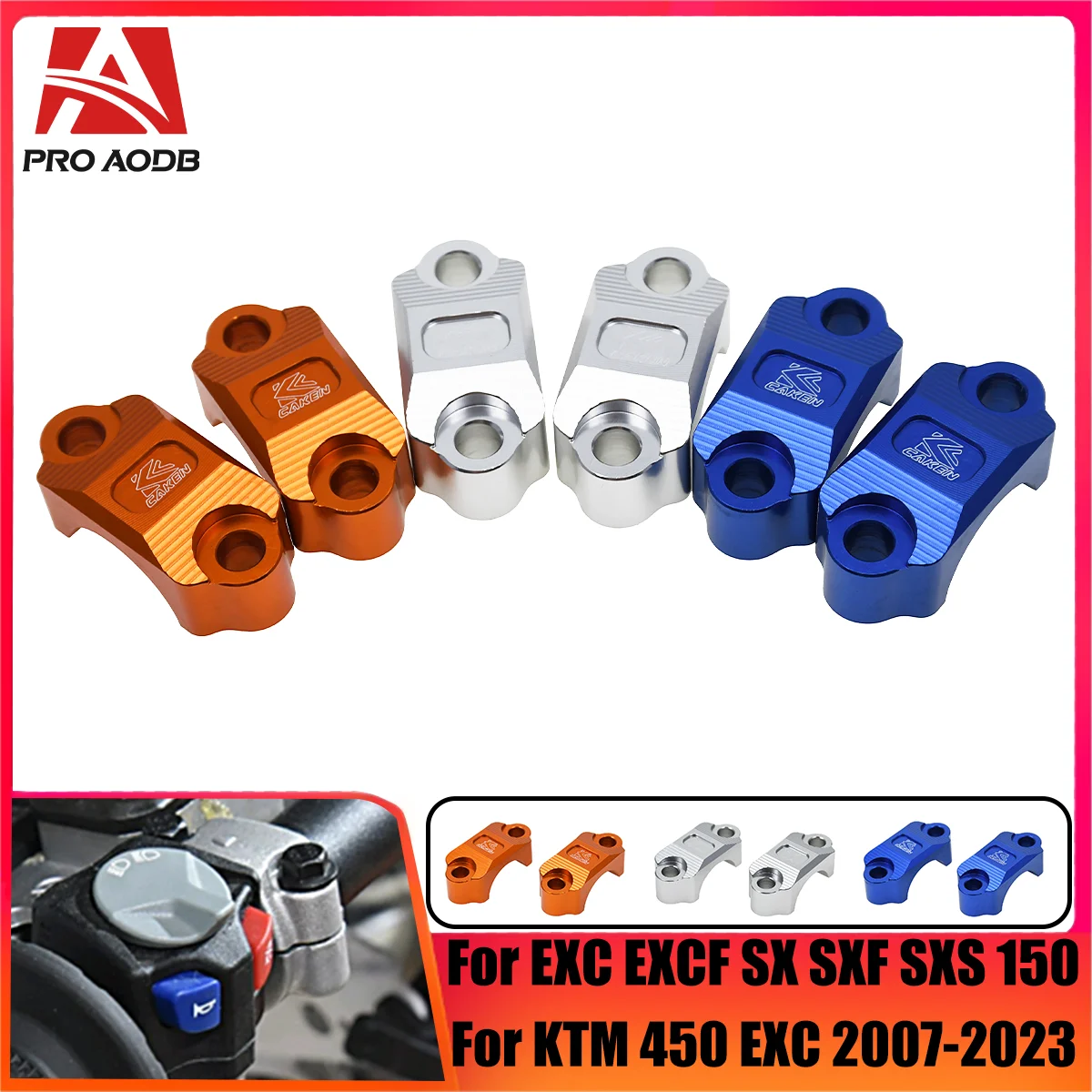 

Motorcycl CNC Handlebar Brake Clutch Cylinder Bar Clamp Cover For KTM SXS SXSF EXC EXCF SX SXF 65 85 250 300 350 400 450 500 530