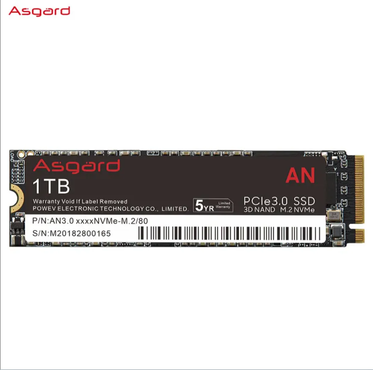 Asgard M.2 SSD M2 PCIe NVME 500GB Solid State Drive Internal Hard Disk m2 2280 for Laptop Desktop