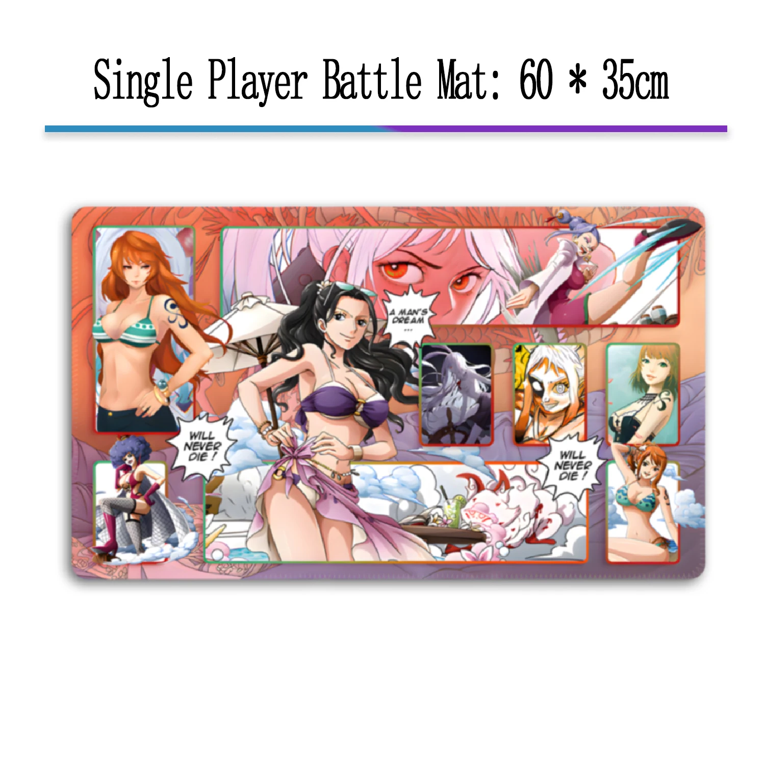 

One Piece Cards Playmat Single Double Person Luffy Roronoa Zoro Sanji Tony Chopper Nico Inuarashi Scopper Gaban Kozuki Oden