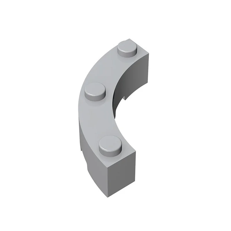 50 Stück 48092 Brick Round Corner 4x4 Macaroni Wide 3 Studs Collections Modular GBC Spielzeug für technische MOC-Bausteine – Detail 4